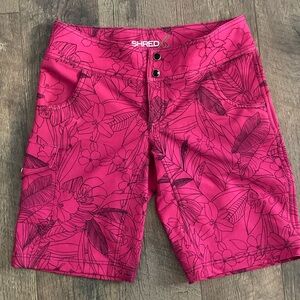 Shredly bike shorts.